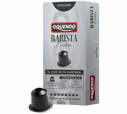 Capsules compatibles Nespresso Oquendo Barista Excelsor x10