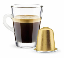 capsule cafe aluminium bialetti compatible nespresso original x100