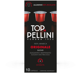 10 Capsules compatibles Nespresso* Original - Top Originale - PELLINI