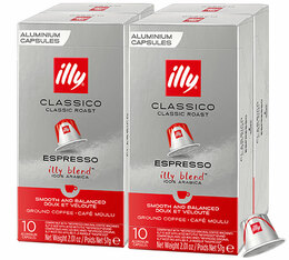 50 capsules compatibles Nespresso* Original Torréfaction Classico - ILLY