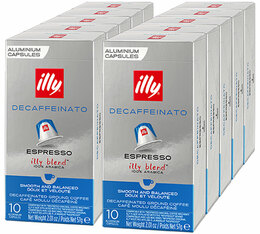 100 capsules compatibles Nespresso* Original Décaféiné - ILLY