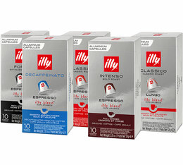 Pack découverte 50 capsules compatibles Nespresso* Original - ILLY