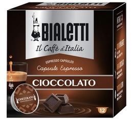 Capsules Mokespresso Bialetti Café Chocolat (Cioccolato)  x 12