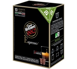 Caff� Vergnano Espresso Arabica organic & compostable capsules for Nespresso x 10