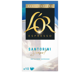 10 capsules compatibles Nespresso* Original - Santorini - L'OR ESPRESSO