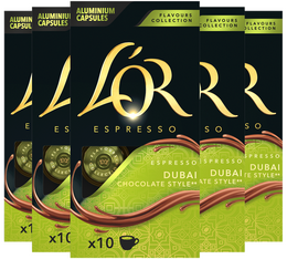 50 capsules compatibles Nespresso* original Dubaï Chocolate Style - L'Or Espresso