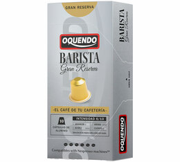 10 Capsules compatibles Nespresso* Original Barista Gran Reserva - OQUENDO