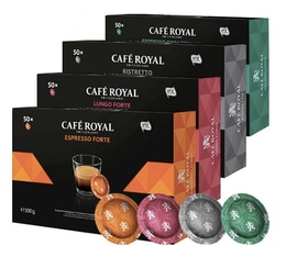 Capsule Café Royal Ristretto pour Nespresso Pro par 50 - Coffee-Webstore