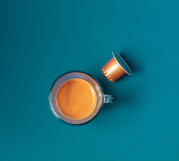 espresso avec crema onctueuse et capsule en aluminium recyclable