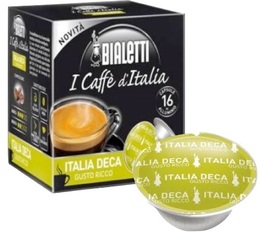 Capsules Mokespresso Bialetti 'Italia Deca' Arabica/Robusta x 16
