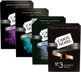 Pack découverte 40 capsules compatibles Nespresso* Original - CARTE NOIRE