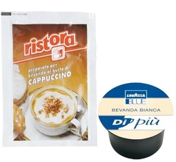 Boisson Lavazza BLUE CAPPUCCINO x50 + capsules à base de poudre de lait