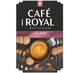 50 Nespresso* Original Compatible Capsules Amande – CAFE ROYAL
