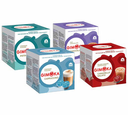 Pack découverte 64 capsules gourmandes compatibles Nescafe* Dolce Gusto*