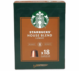 18 capsules compatibles Nespresso* Original House Blend - STARBUCKS