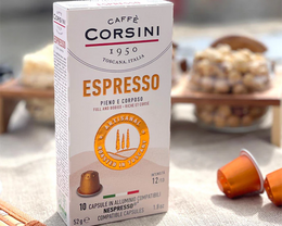 10 capsules compatibles nespresso espresso corsini 