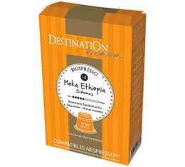 Biospresso Moka Sidamas  capsules by Destination compatible with Nespresso� machines x10
