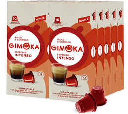 100 capsules compatibles Nespresso® Intenso - GIMOKA