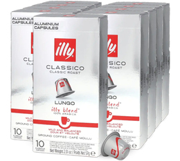 100 capsules compatibles Nespresso* Original Torréfaction Classico - ILLY