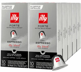 100 capsules compatibles Nespresso* Original Torréfaction Forte - ILLY