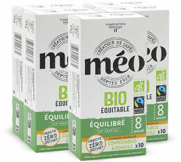 50 capsules compatibles Nespresso* Original compostables Bio Max Havelaar Equilibré - CAFES MEO