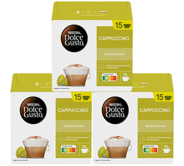 90 capsules Cappuccino - Nescafé* DOLCE GUSTO*