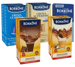 Probierset 100 Nespresso* Original kompatible Kapseln – CAFFÈ BORBONE