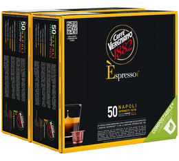 100 capsules compatibles Nespresso* Original Napoli - CAFFE VERGNANO