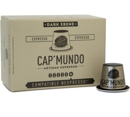 Dark Ebene capsules x10 by CapMundo for Nespresso