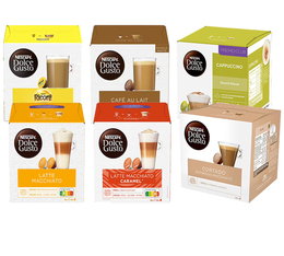 Pack découverte 96 capsules cappuccino - Nescafé* DOLCE GUSTO*