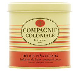 Boite Luxe Infusion Délice pina colada - 100g - Compagnie Coloniale