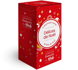 Coffret Thé Délices de Noël - 5 sachets - COMPTOIR FRANÇAIS DU THÉ