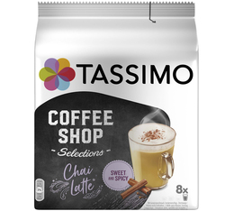 Café Dosettes Tassimo COFFEE SHOP Tchai latte x8