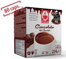 80 Capsules Nescafe® Dolce Gusto® compatibles Hot Chocolate - CAFFE BONINI