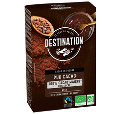 Pur Cacao Maigre 10-12%MG sans sucre Bio et Commerce Equitable 250g - Destination