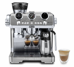 Delonghi - Siebträgermaschine mit integrierter Kaffeemühle - La Specialista Maestro EC9885.M - Edelstahl