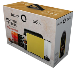Offre spéciale :  120 capsules Delta Q achetées + machine Delta Q Mini Qool OFFERTE
