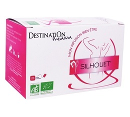 Organic 'Silhouet' Herbal Tea - 20 individually-wrapped sachets - Destination