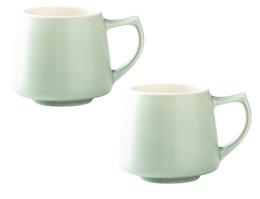 Lot de 2 tasses Aroma Cup Matte Green - ORIGAMI