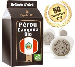 50 dosettes ESE Pérou Campina Bio - Brûlerie d'Alré