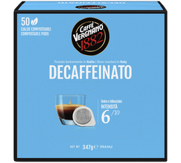 50 dosettes ESE Décaféiné - CAFFÈ VERGNANO
