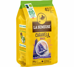 40 Dosettes ESE - Caravela Brazil Bio Fairtrade - LA SEMEUSE