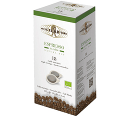 18 dosettes ESE Espresso Natura Bio - MISCELA D'ORO