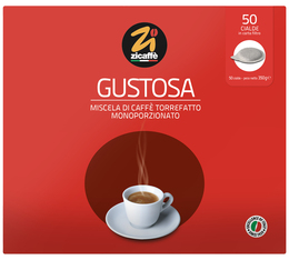 50 dosettes ESE Gustosa - ZICAFFE