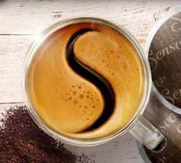 dosettes souples Senseo caf&eacute; aromatis&eacute; noisette gourmand