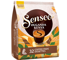 caf&eacute; Senseo Ouganda Kenya en tasse dosettes souples caf&eacute; &eacute;quilibr&eacute;