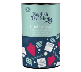 Cool Breeze Mint and Strawberry Organic Iced Tea - 10 sachets - English Tea Shop
