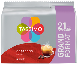 21 dosettes Espresso Classic  - TASSIMO 
