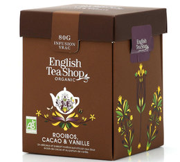 Rooibos Cacao Vanille - Boîte éco-conçue origami vrac 80g - English Tea Shop -