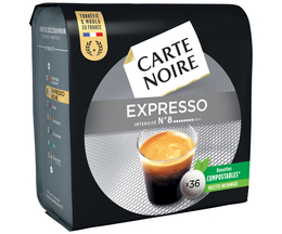36 dosettes souples N°8 Espresso Classic - CARTE NOIRE